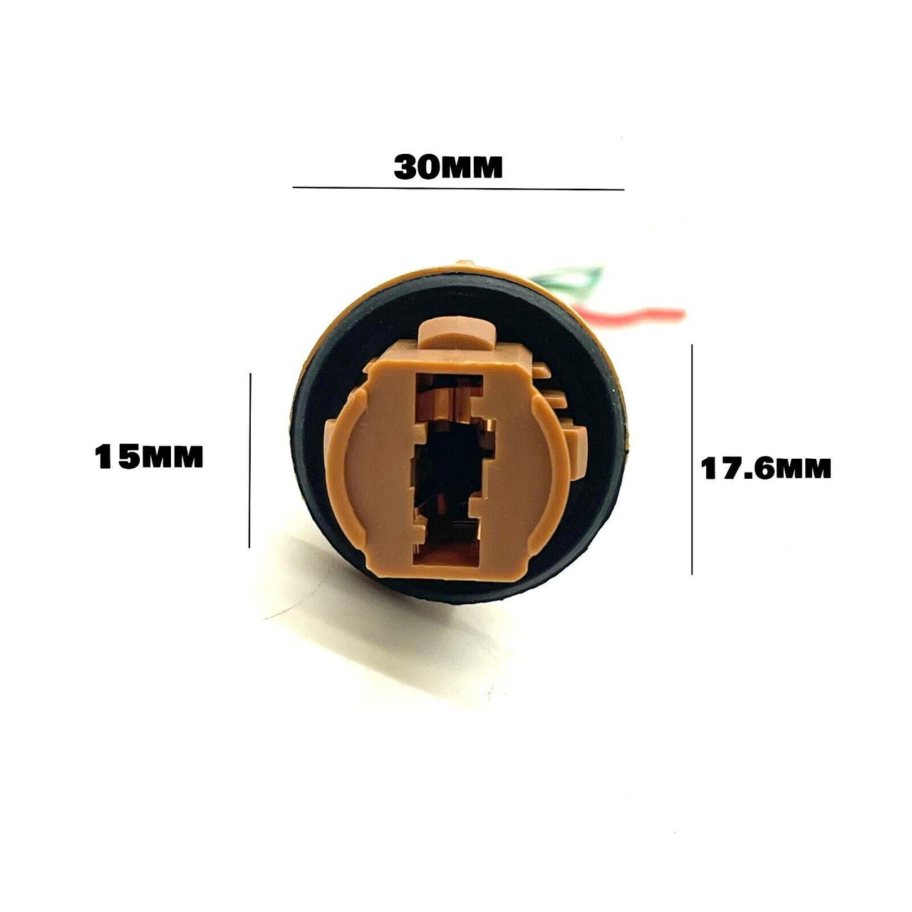 Pre-Wired 580 W21/5W T20 7443 Bulb Socket Holders LED Repair Stop Tail DRL