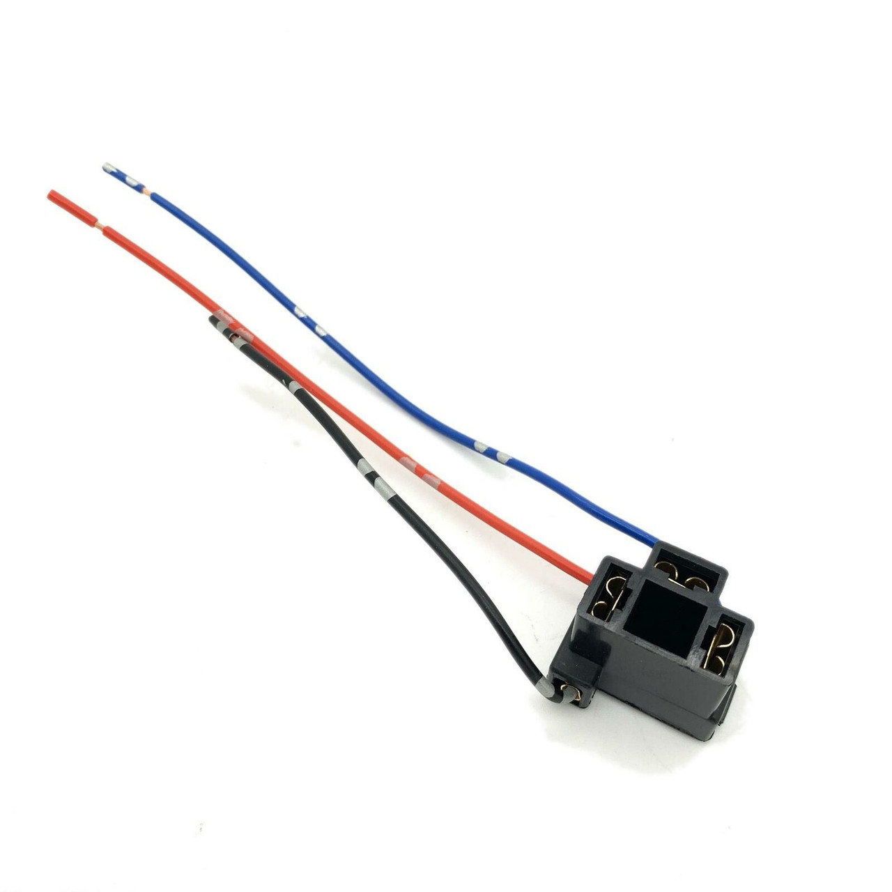 H4 472 Headlight Bulb Repair Socket Plug Connector with Wires 12V 24V