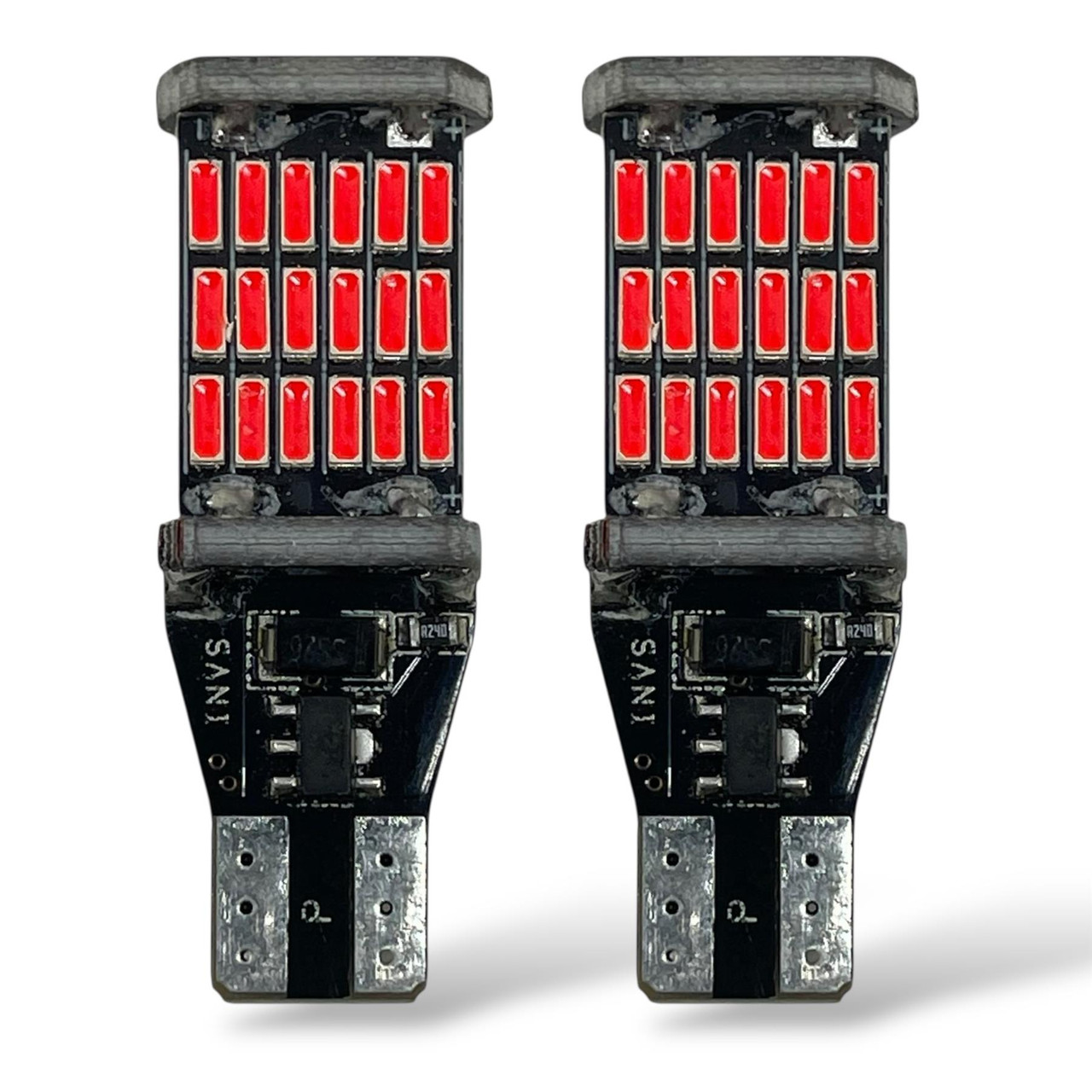 brake tail fog Light Bulb 45 SMD LED W16W T15 955 921 Canbus Error Free