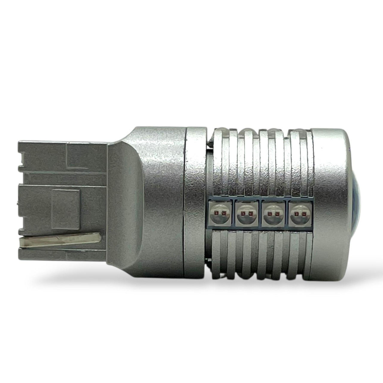 582 W21W 7440 red canbus LED bulbs 3030 rear fog tail brake