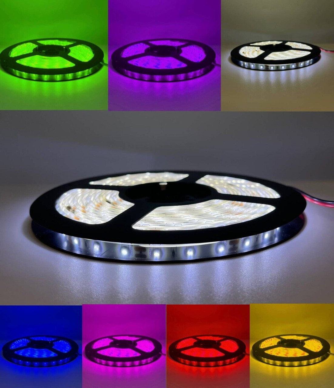 12V 1M 60 Smd LED Strip Light Lamp Car Caravan Boat Kit Set Spot Flexible