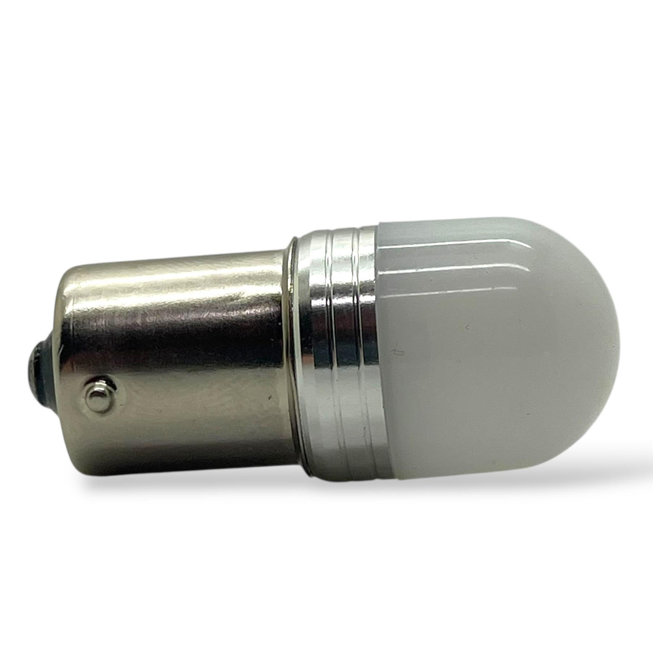 Red 12V 24V BAW15S PR21W 191 LED Bulb Diffused Lens 10-30V Stop Tail Fog 300LM