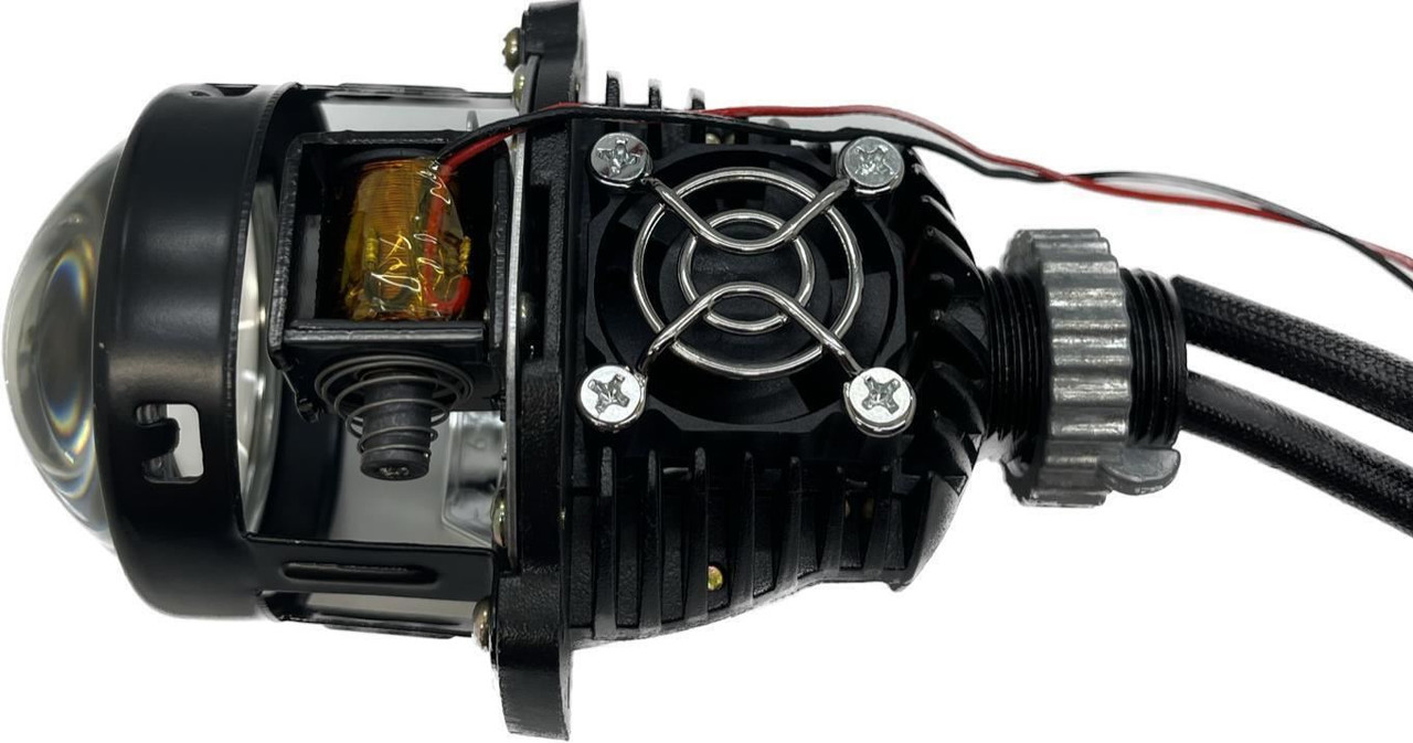 2 x 2.0 mini bi-LED projector lights 12v car Motorcycle H7 H1 retrofit xenon