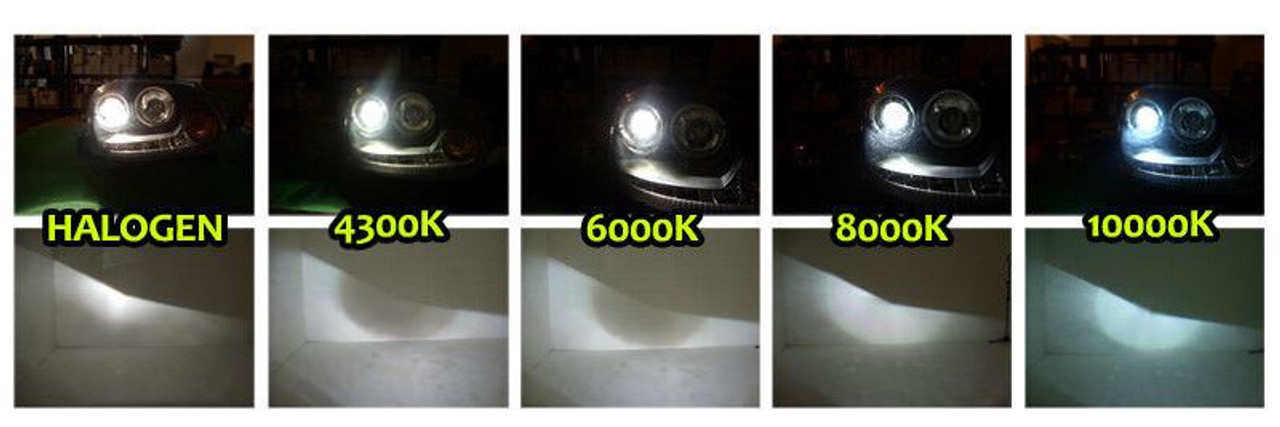 Pair H3 55W Xenon HID Bulbs Replacement Headlight Lamps for HID Conversion Kits