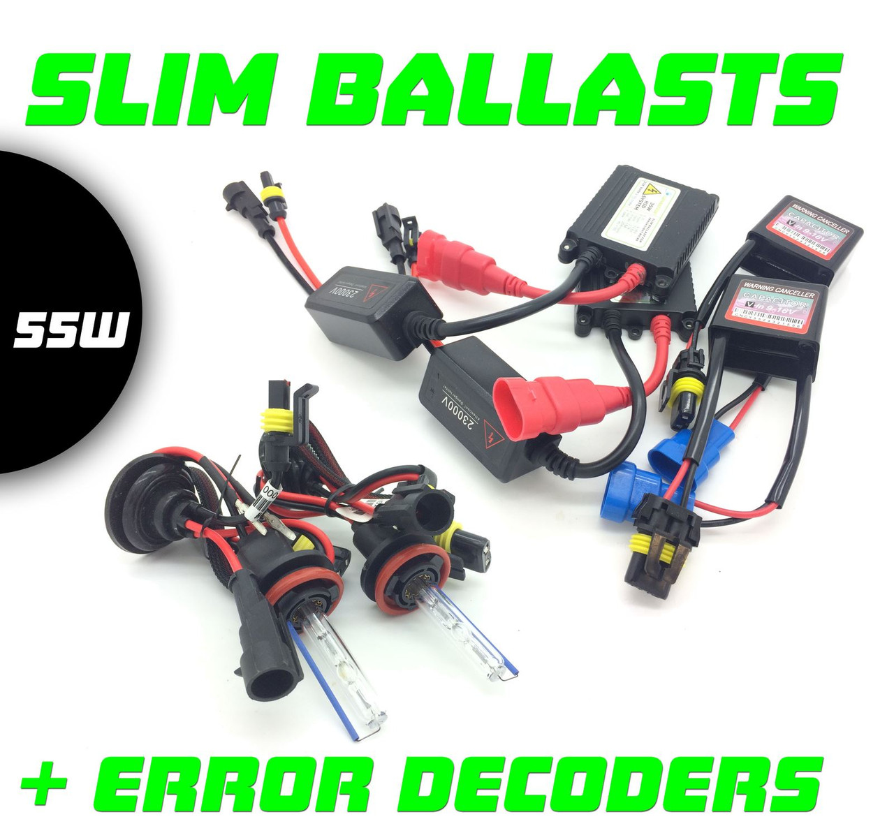 H8 H9 H11 55W Budget Canbus Xenon HID Conversion Kit 12V 4300K-10000K 1yr Wty