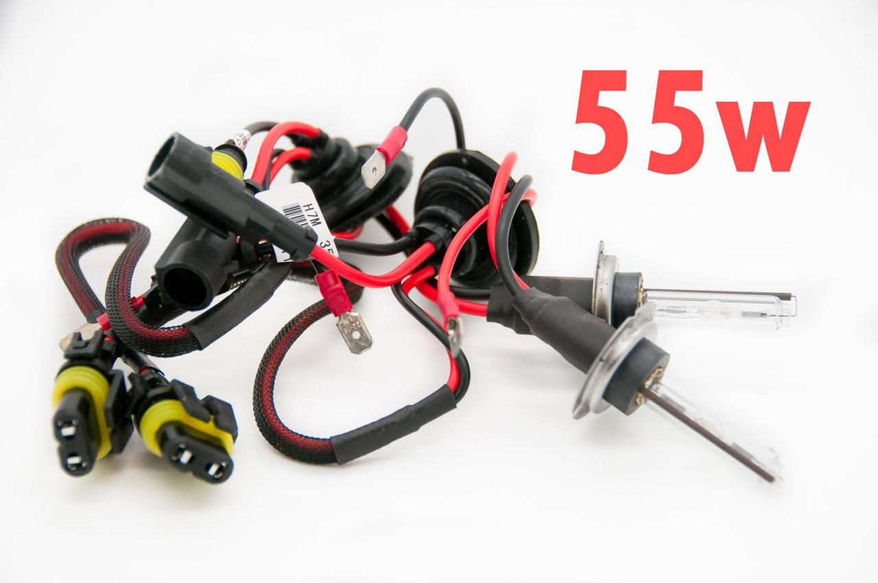 Pair H7 55W Replacement Xenon Hid Bulbs Lighting Lamp Spare Part Gas Discharge