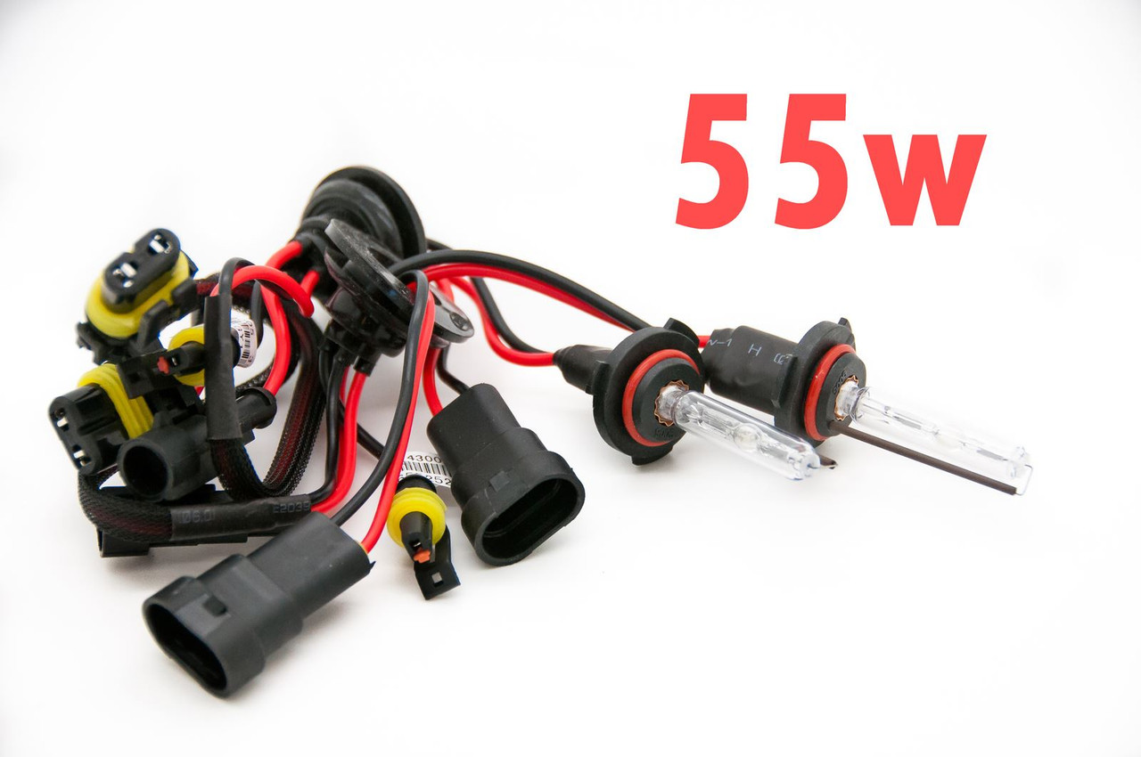 Pair 9005 HB3 55W Xenon HID Bulbs Replacement Headlight Lamps for HID Conversion Kits