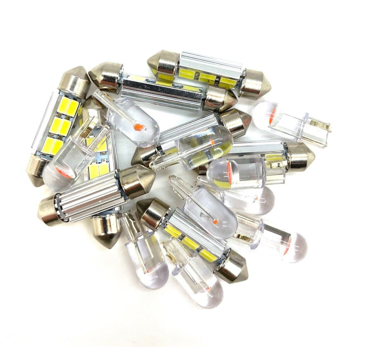 Interior Bulbs Dulux Kit 7 Pieces 36 LED Front Roof Foot Well For BMW E36 323