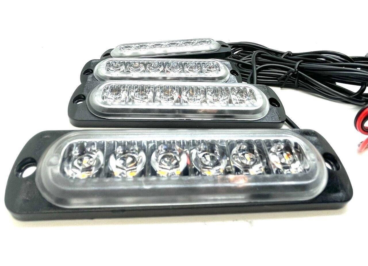 4 x Strobe Led Lights Flashing Recovery Truck Van Remote 12v 24v