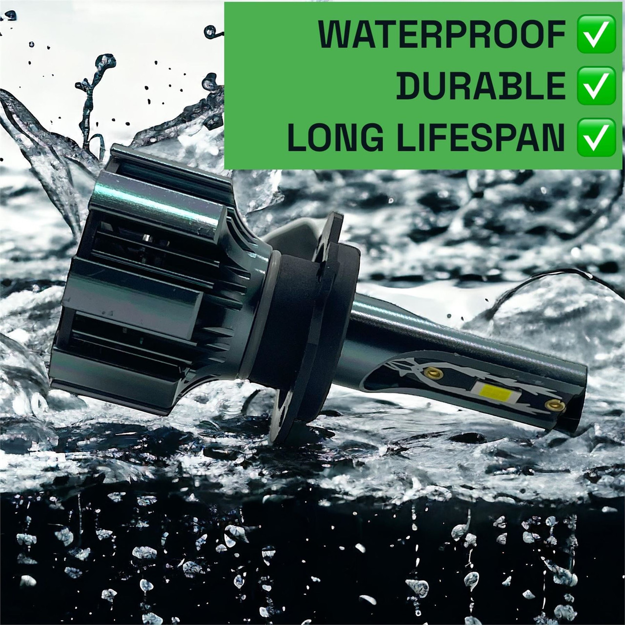 LiteSync N1 H7 x2 + H11 LED Headlight Bulbs low high beam & Fog10000 Lumens! For Vauxhall Zafira C FL 2016-2019