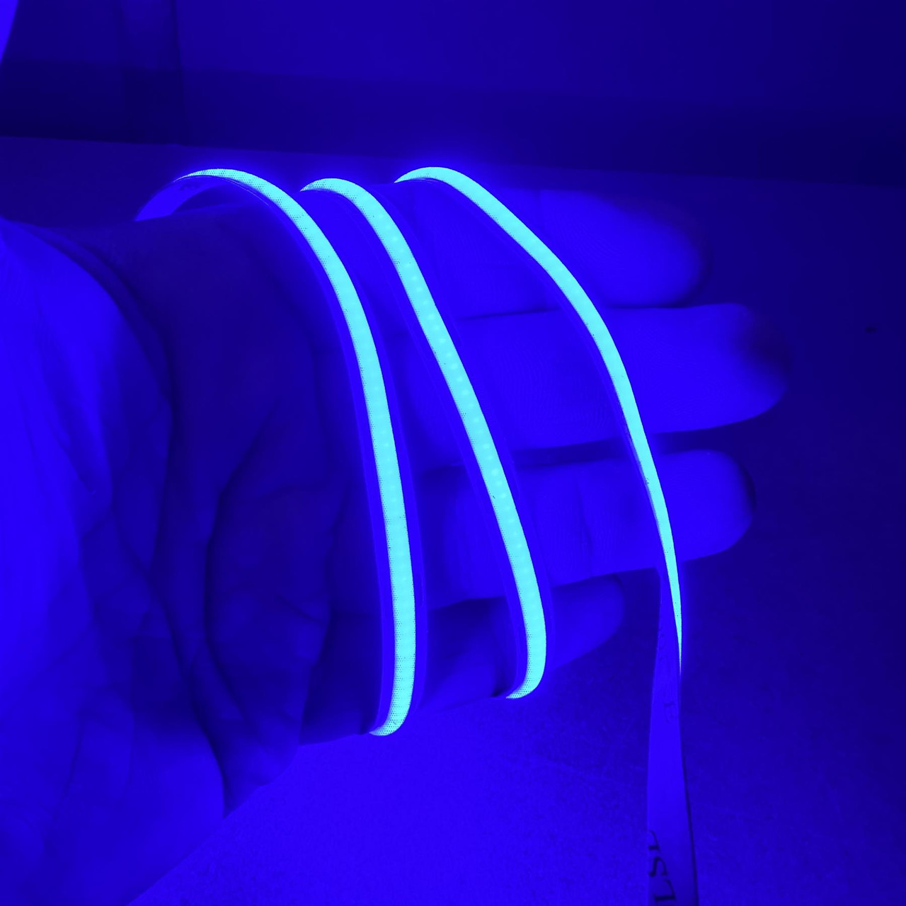 24V 5M COB LED Strip Light Blue | 480 LEDs/M Interior truck Lorry HGV