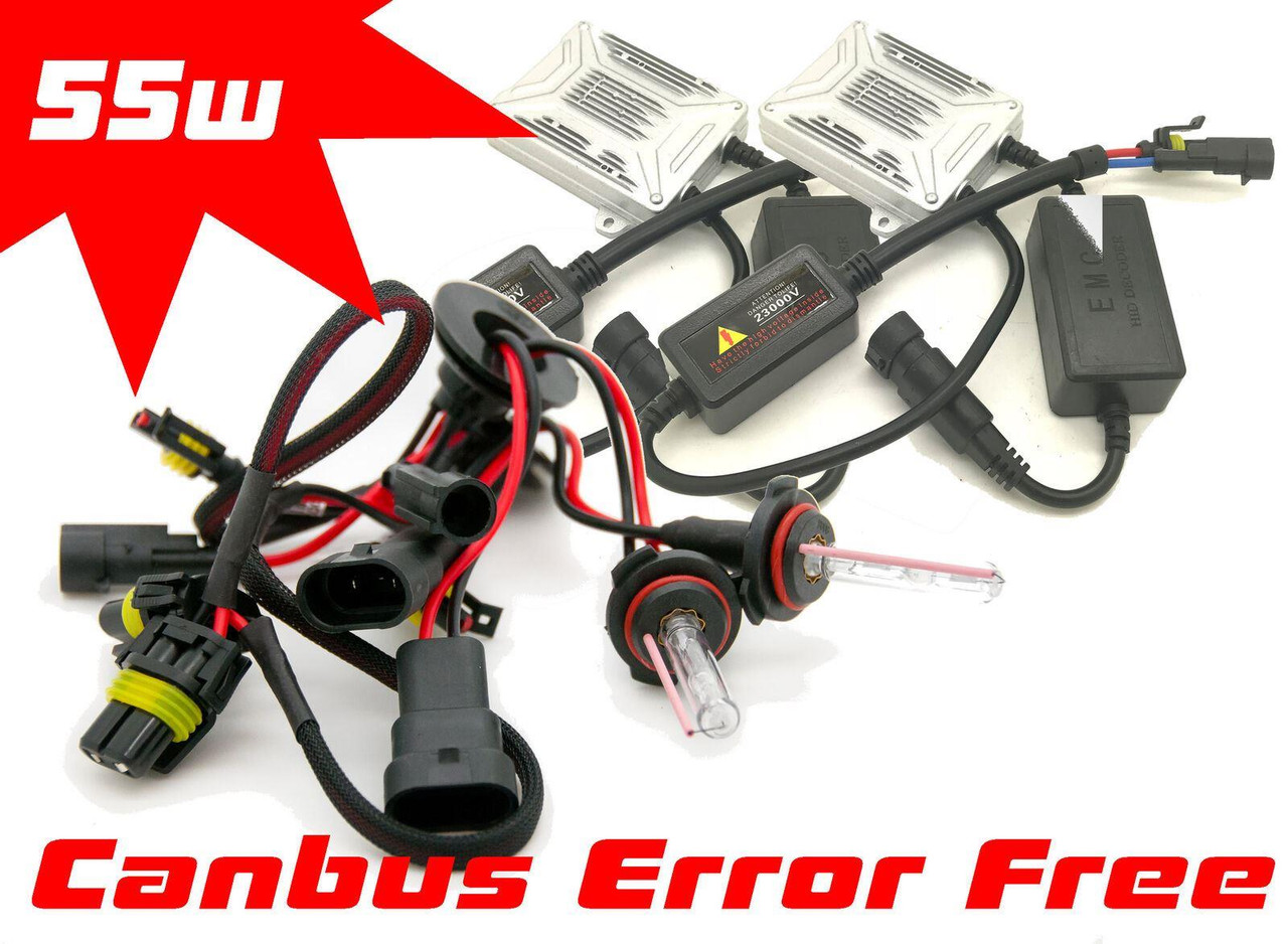 9006 HB4 9012 55W Canbus Xenon HID Conversion Kit 12V 4300K-10000K 1yr Warranty