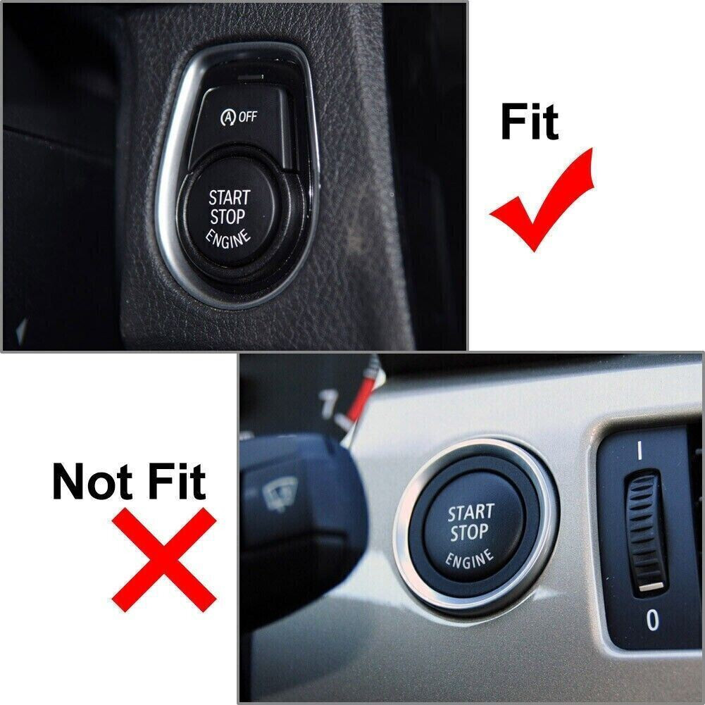 RED Start stop button cover for BMW F20 F21 F22 F23 F30 F31 F10 F11 F12 F13 F01