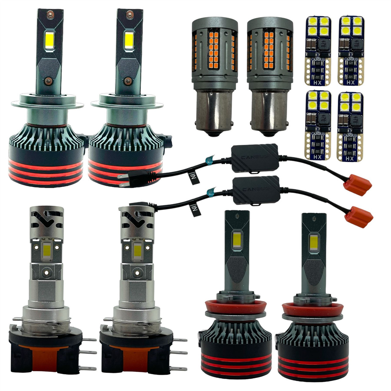 Front end LED upgrade for Ford Transit Custom 2012-2016 PFL canbus error free