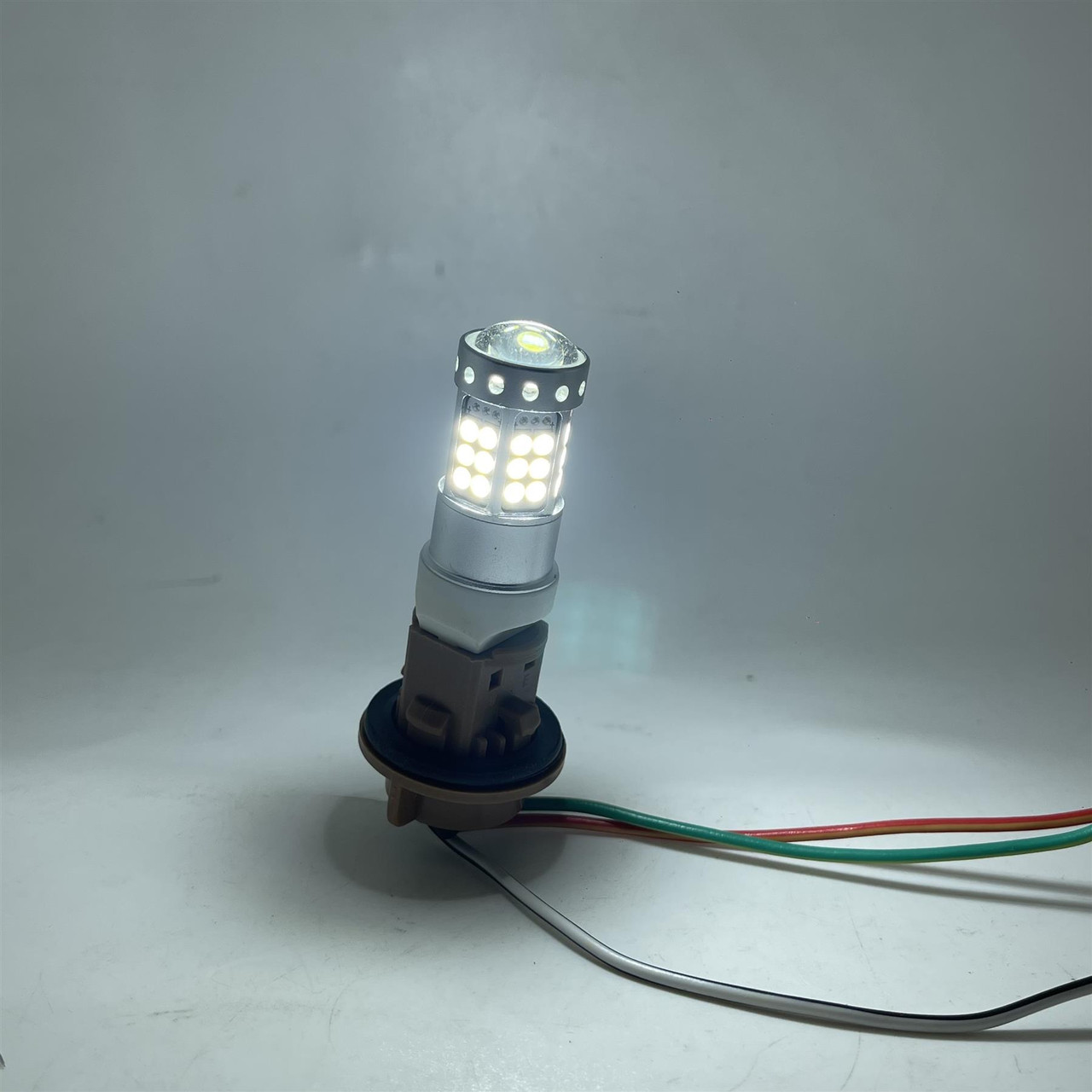 Pair 7443 T20 LED Bulbs 42 SMD 12V 24V 1000Lm DRL Brake Tail Fog Dual Bright