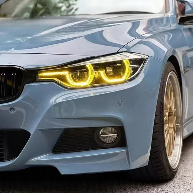 For BMW 3 Series F30 F31 LCI 2015-2019 full LED Lemon Yellow daytime running light PCB 3-piece set 63117419615/63117419610-3/63117419610-6, set