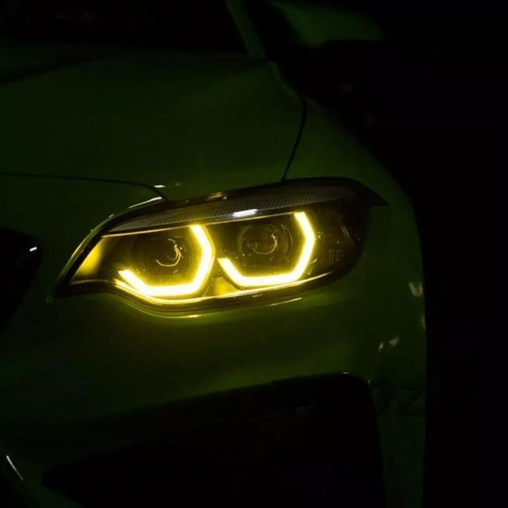 For BMW F22/F23 LCI 2016-2019 F87 M2 New Light Source - PAIR Lemon Yellow, pc