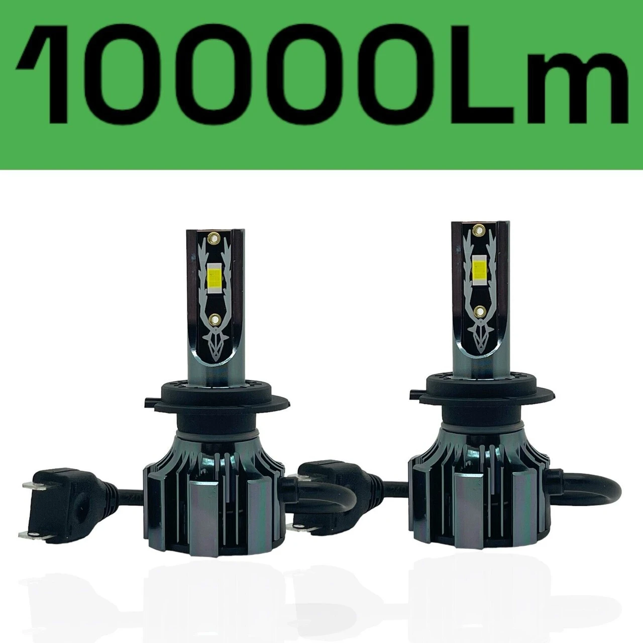 LiteSync N1 LED Headlight Bulbs Kit 10000 Lumens! 12v Canbus Error Free 72w H7