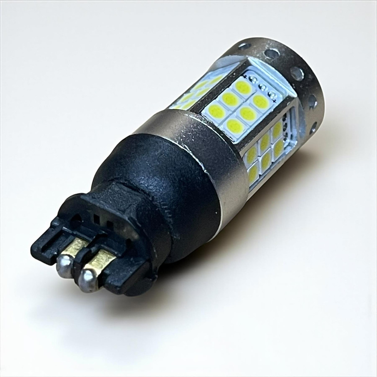 Pair Pw24W 42LED 6000K White DRL Bulbs Canbus error-free daytime