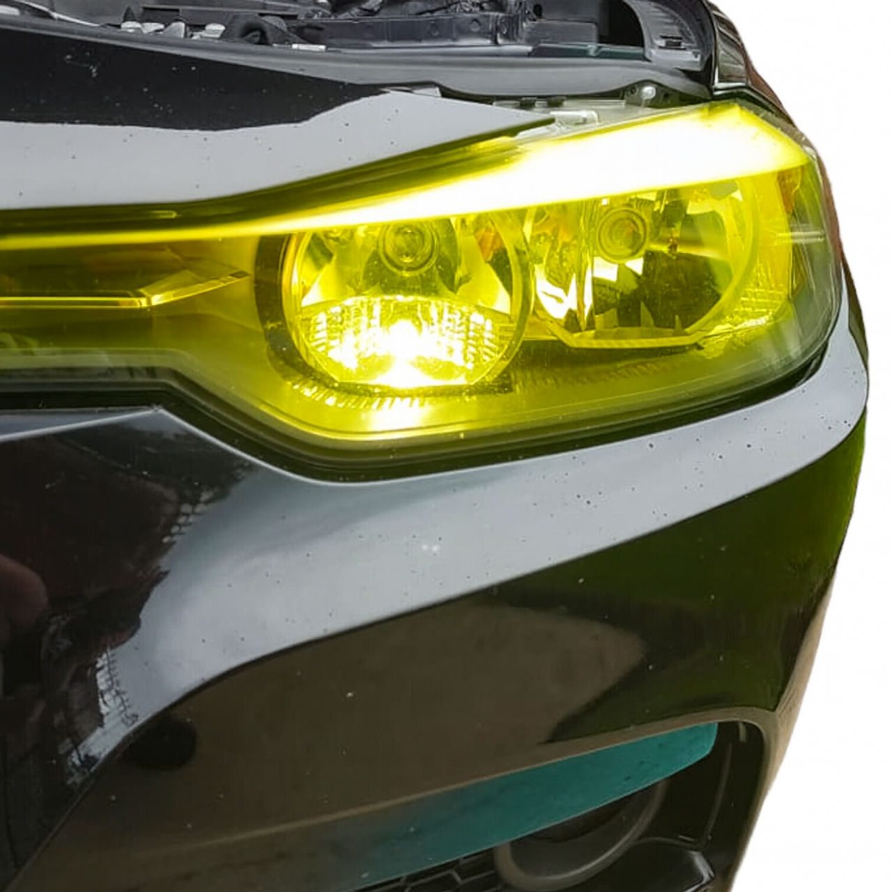 Pair PW24W 30 LED DRL Bulbs Lemon Yellow CANBUS Error Free Plug & Play 12V