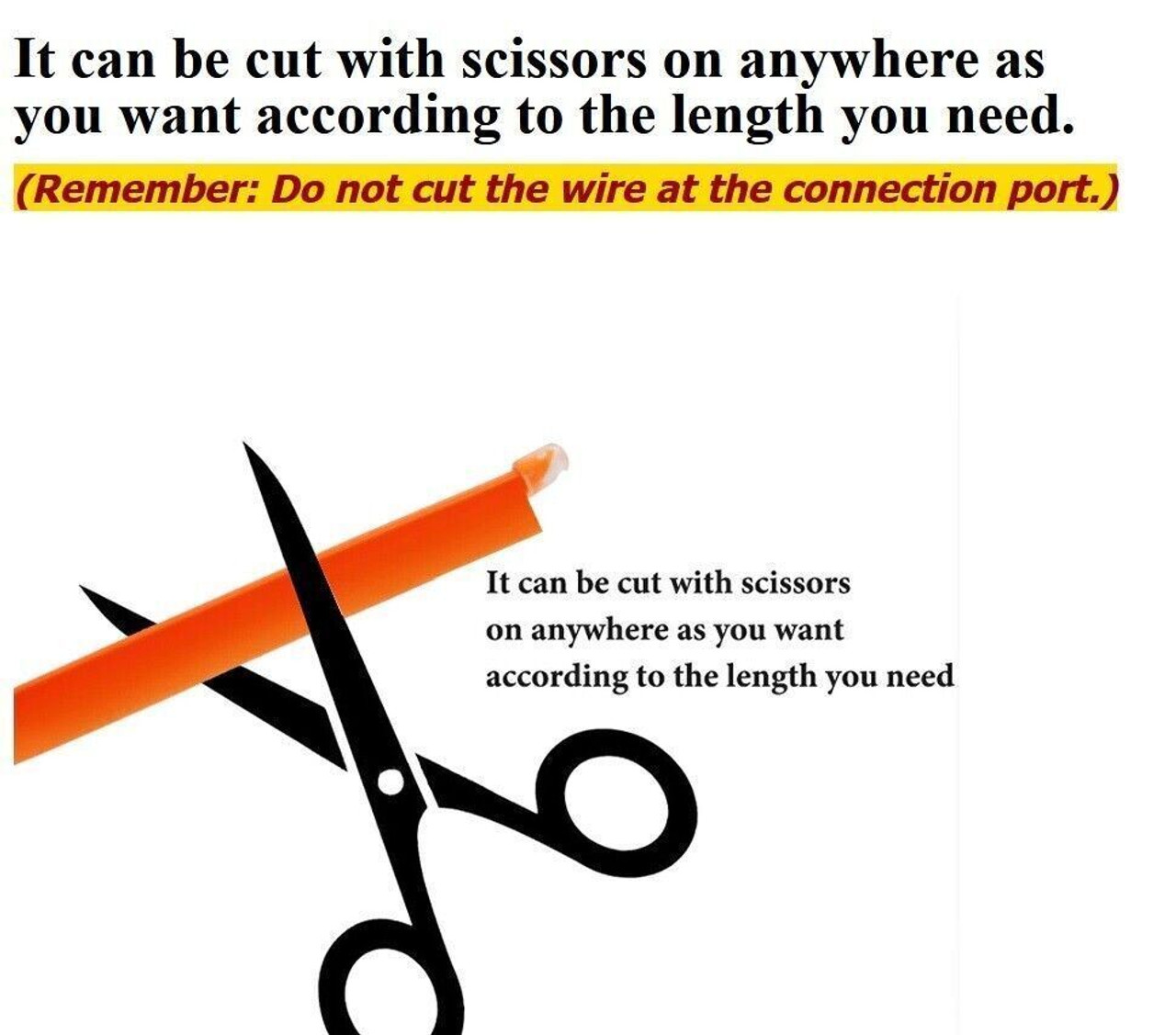 12 V Interior Ambient Lighting Neon EL Wire Rope Fibreoptic