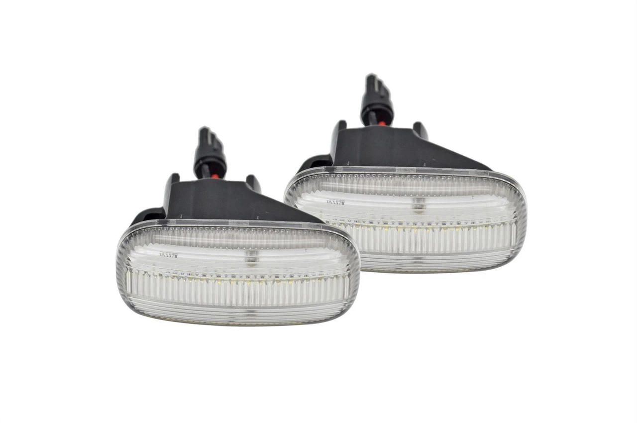 Dynamic LED Side Repeaters Clear For Honda Civic Jazz CR-V DC5 HR-V | E-Marked