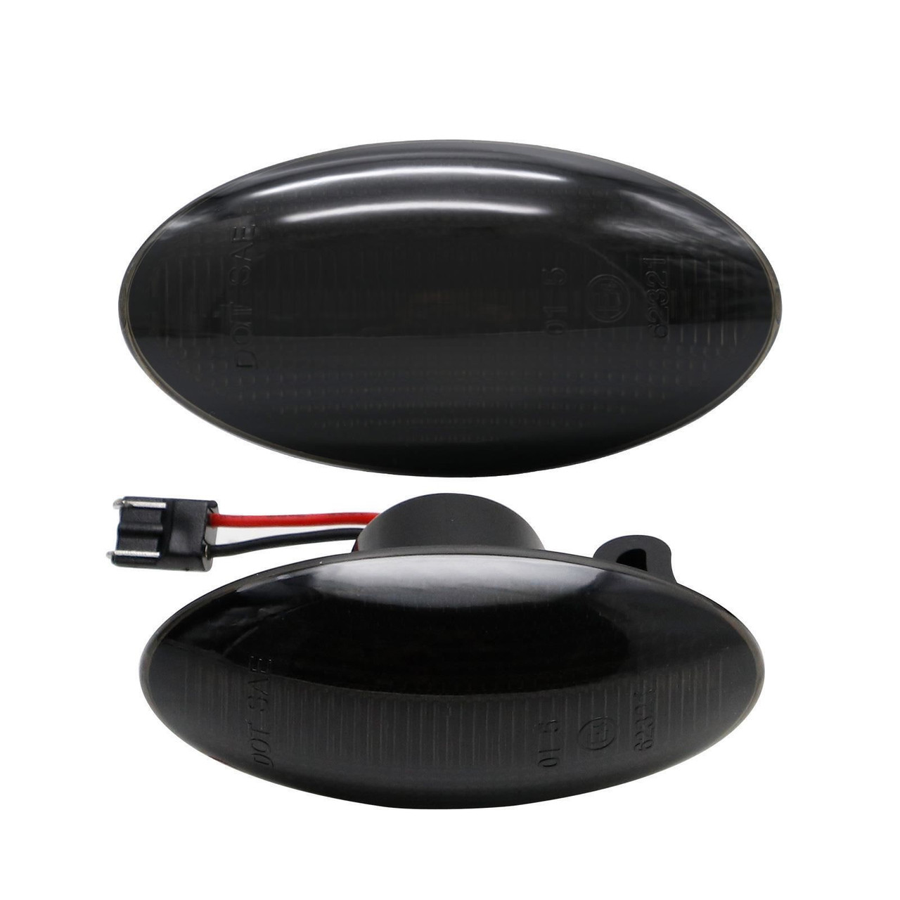 Smoked LED Side Repeaters for Suzuki Swift SX4 Vitara Fiat Sedici | Dynamic | Pair