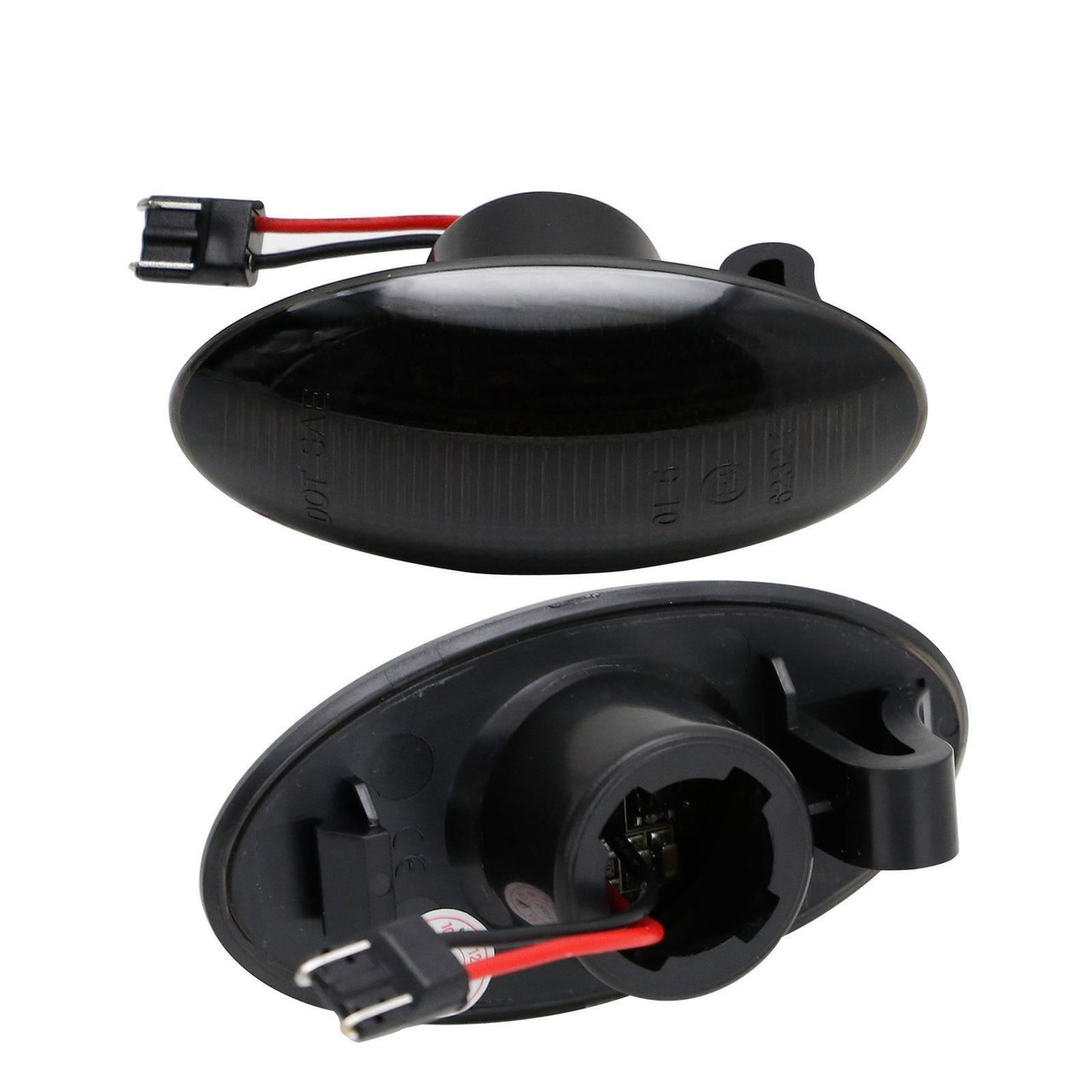 Smoked LED Side Repeaters for Suzuki Swift SX4 Vitara Fiat Sedici | Dynamic | Pair