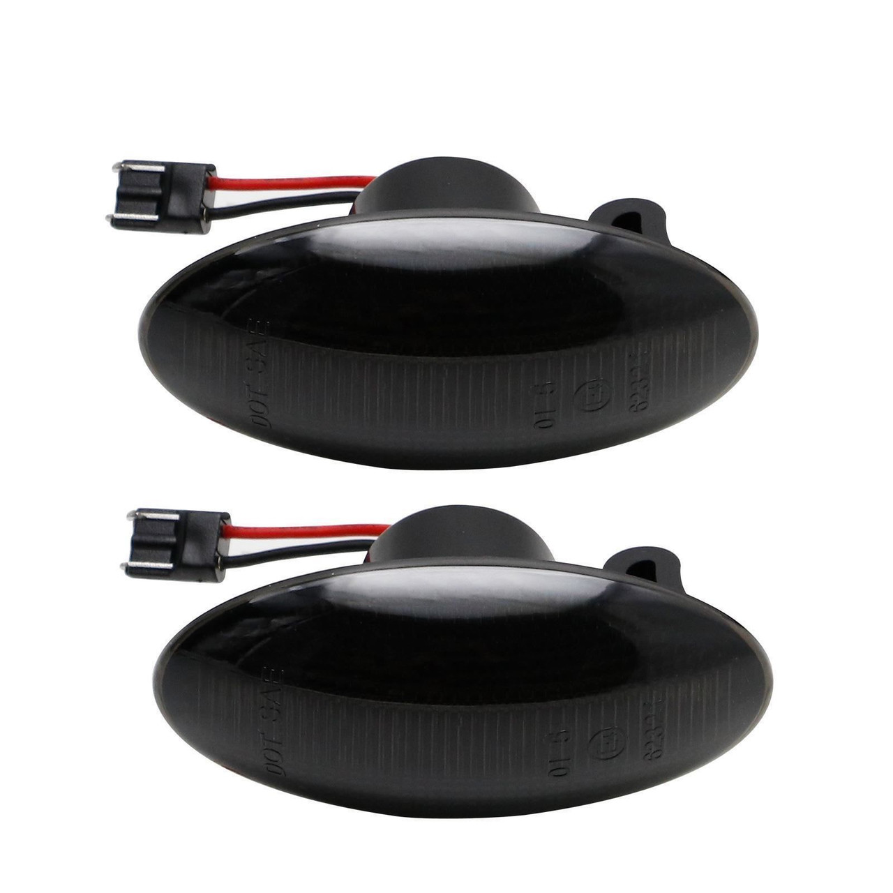 Smoked LED Side Repeaters for Suzuki Swift SX4 Vitara Fiat Sedici | Dynamic | Pair