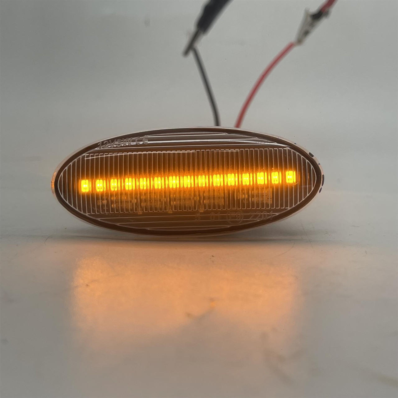 Clear LED Side Repeaters for Suzuki Swift SX4 Vitara Fiat Sedici | Dynamic | Pair