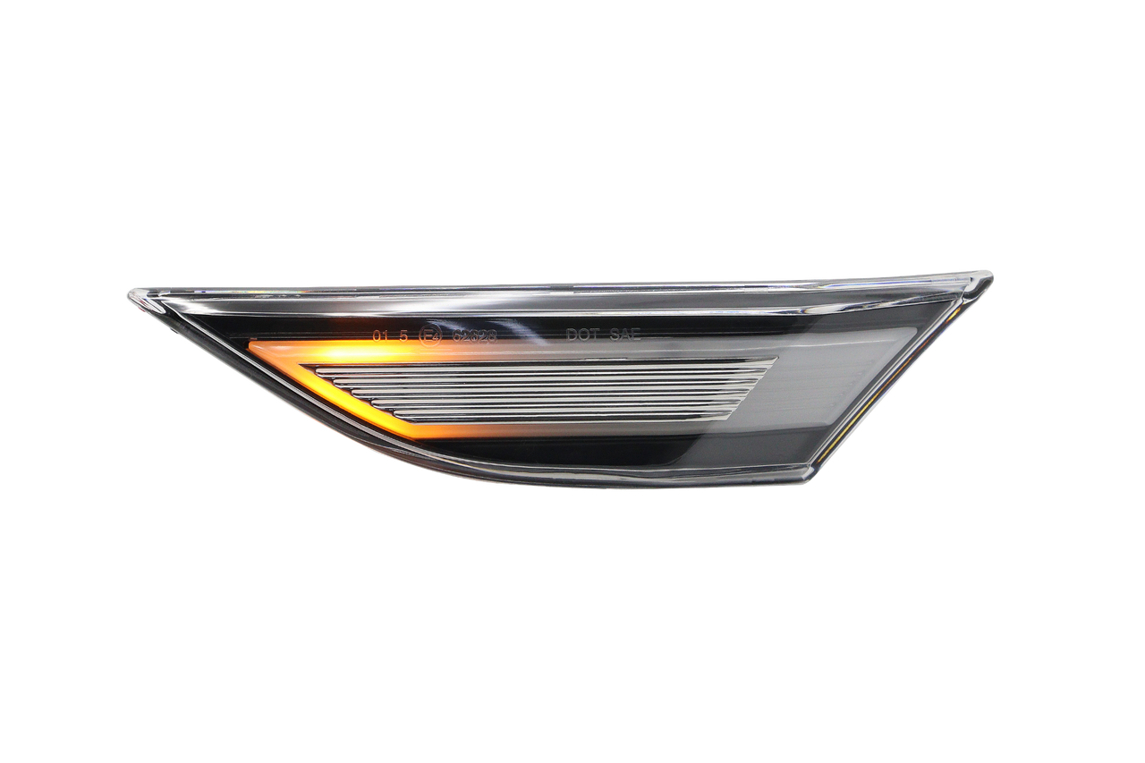 Clear LED Side Markers for Porsche 991 981 718 Boxster Cayman | Dynamic | Pair