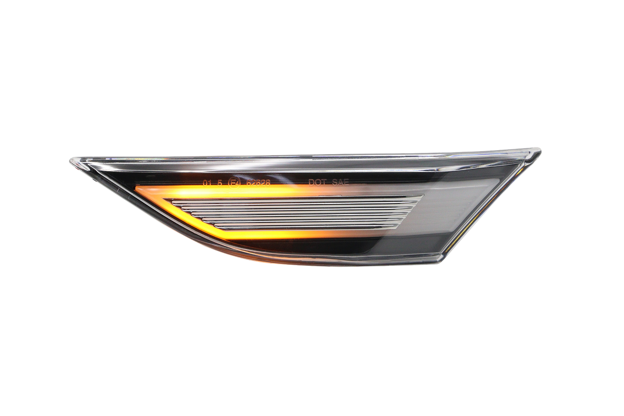 Clear LED Side Markers for Porsche 991 981 718 Boxster Cayman | Dynamic | Pair