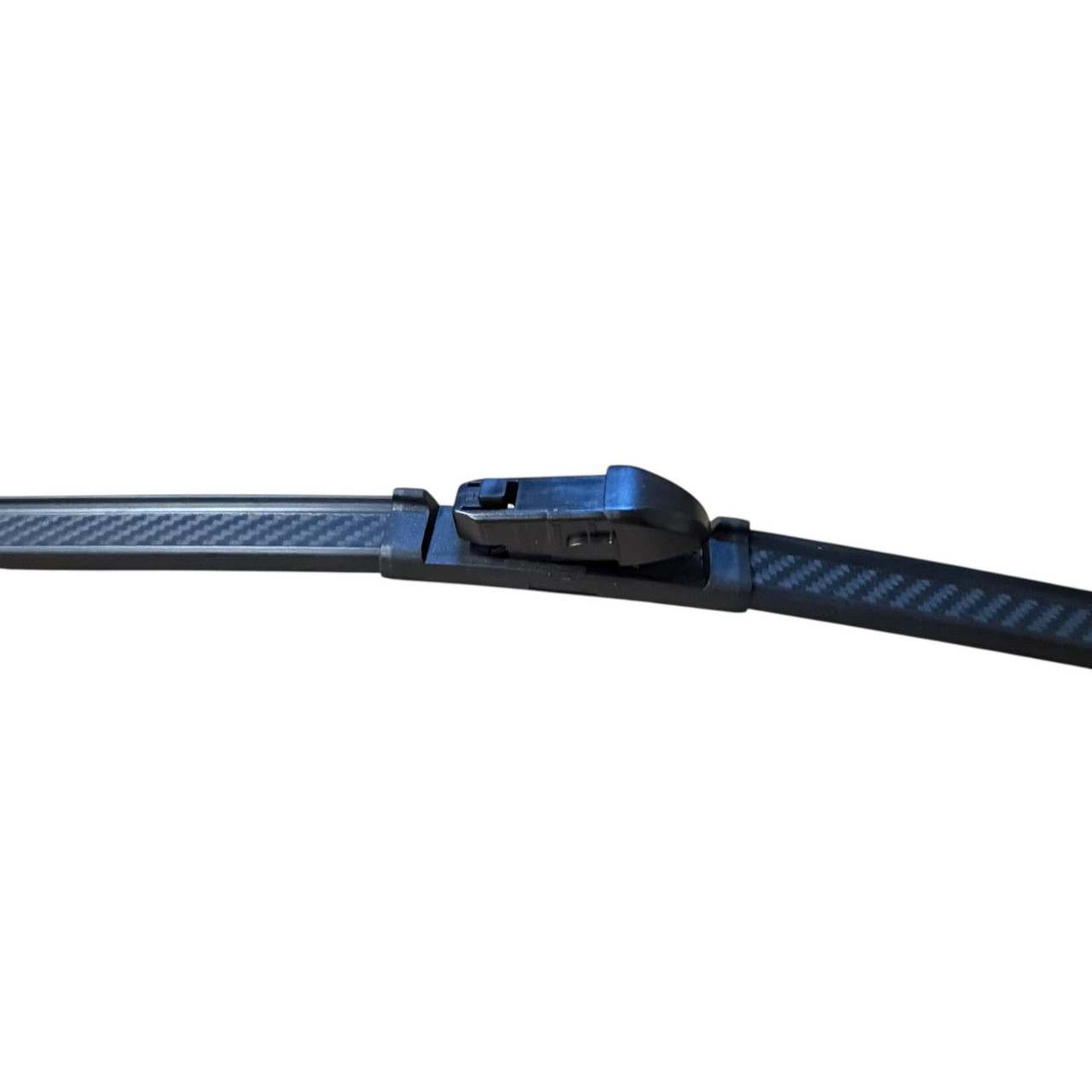 24/18" Carbon Fibre Aero Flat Wiper Blades Pair All-Season Windshield 16mm Guide Lock Fitting