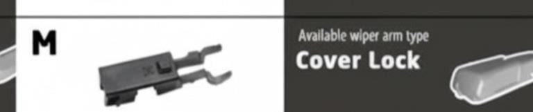 26/22" Carbon Fibre Aero Flat Wiper Blades Pair All-Season Windshield Cover Lock Fitting