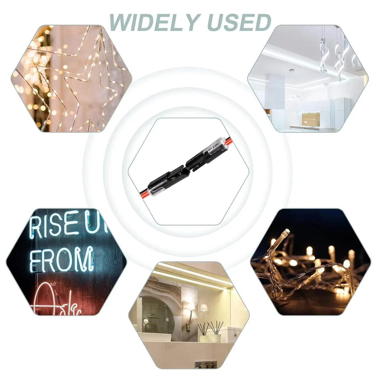 H2 2Pin Plug-in Wire Connector Nylon Copper Quick Terminal Block