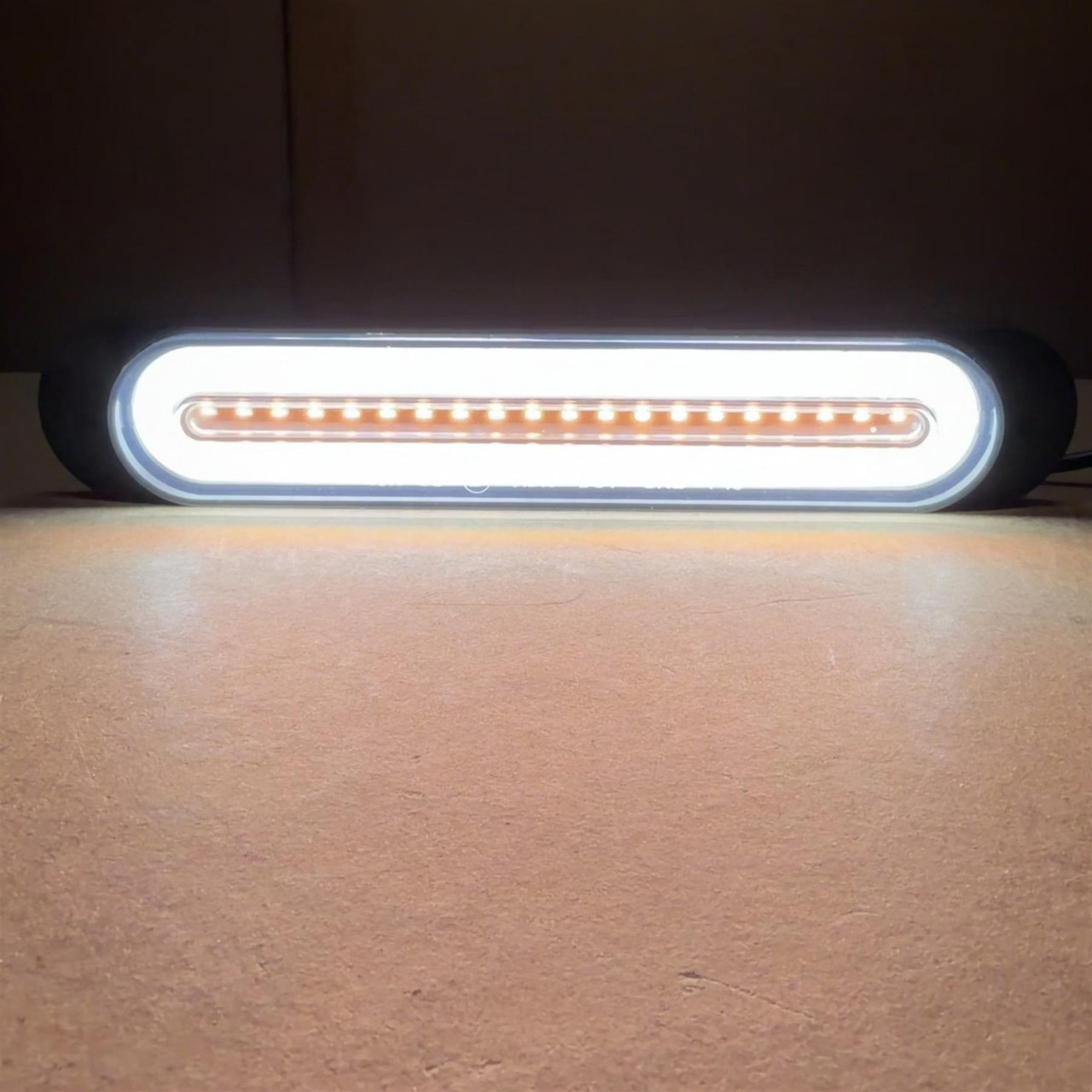 x2 LED Marker Lights White DRL Halo Amber Strobe 12V 24V Truck Van Recovery
