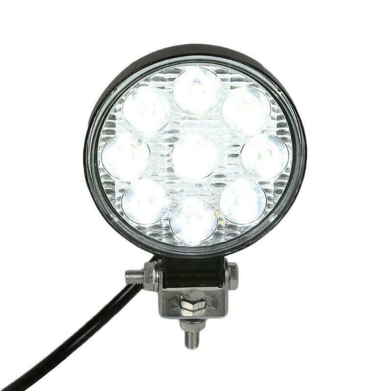 8 x 27W White Round 12v 24v LED Mini work driving spot light reverse offroad
