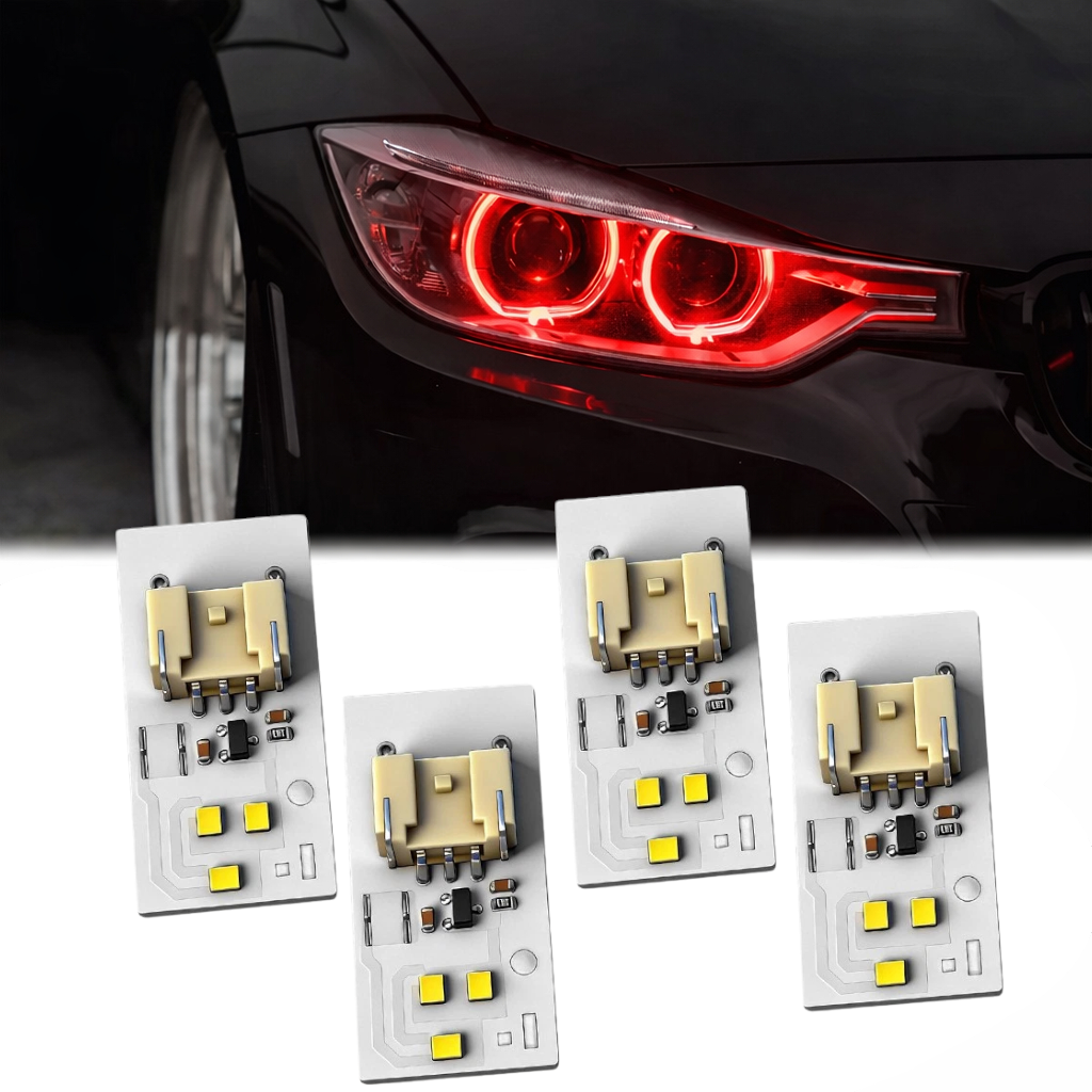 For BMW F30 F31 F34 2012-2015 Red Angel Eye LED PCB Set Xenon 63117398766