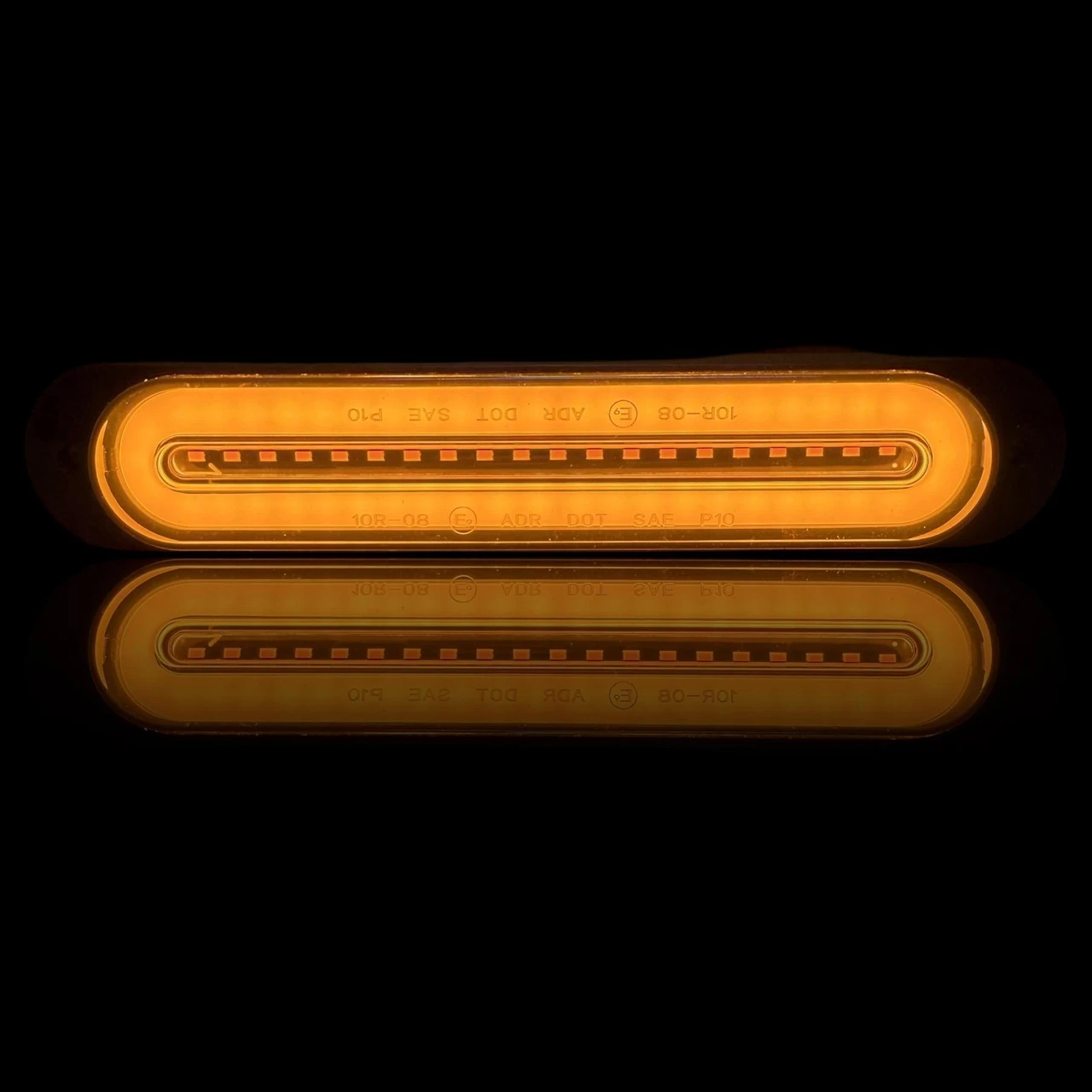 10x LED Amber Strobe Warning Lights Amber Halo 12V 24V Truck Van Recovery Sync