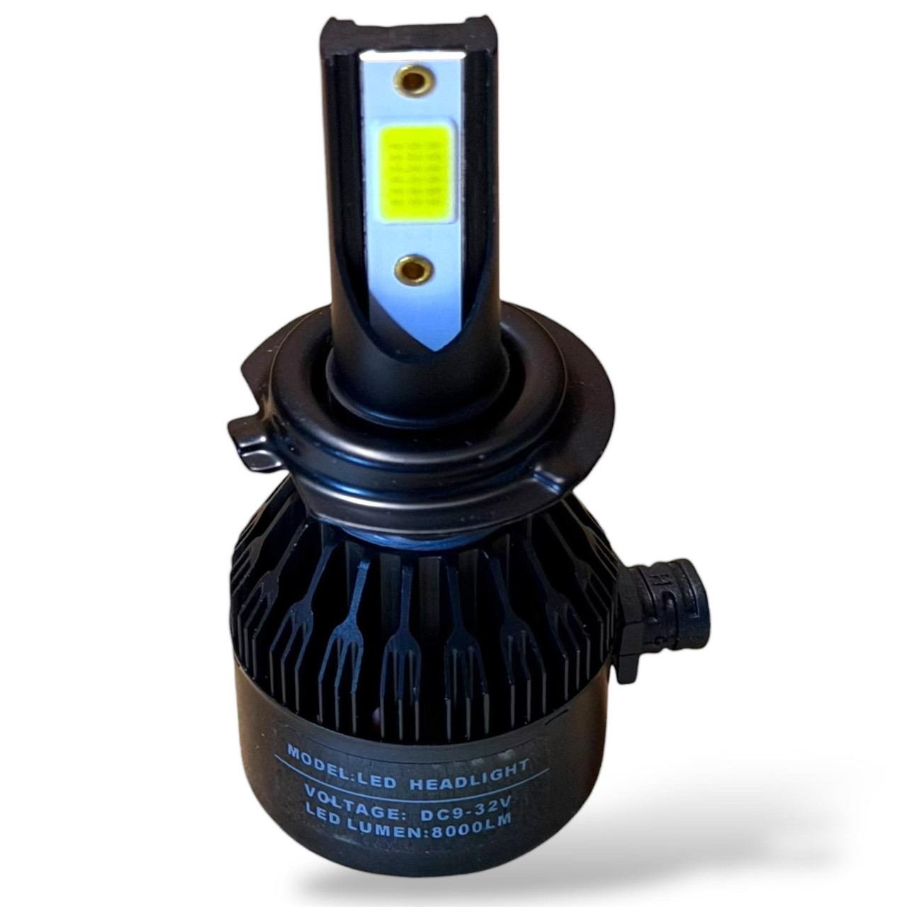 H7 LED Headlight Bulbs 8000LM 72W 6000K White Canbus Fog Light Plug & Play