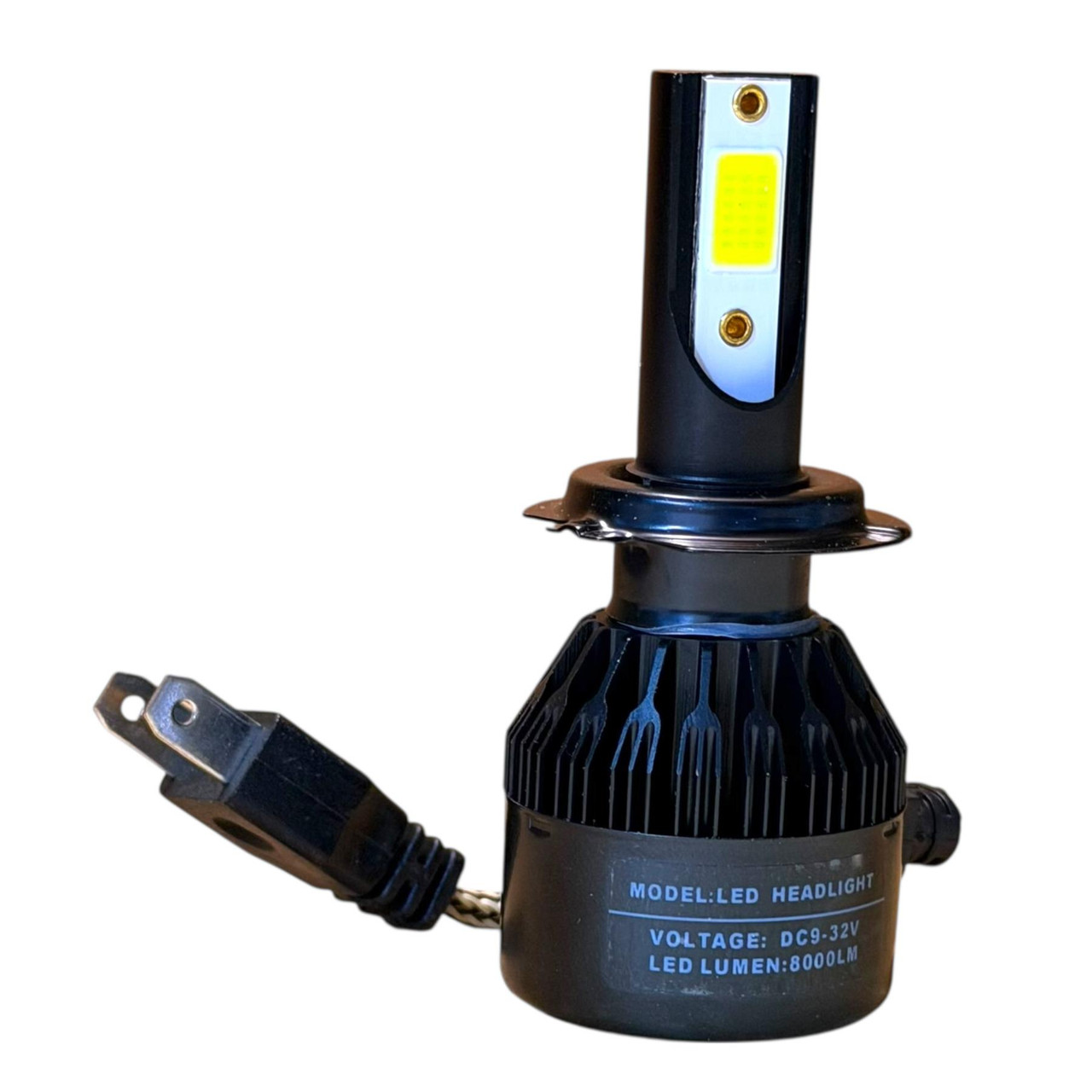 H7 LED Headlight Bulbs 8000LM 72W 6000K White Canbus Fog Light Plug & Play