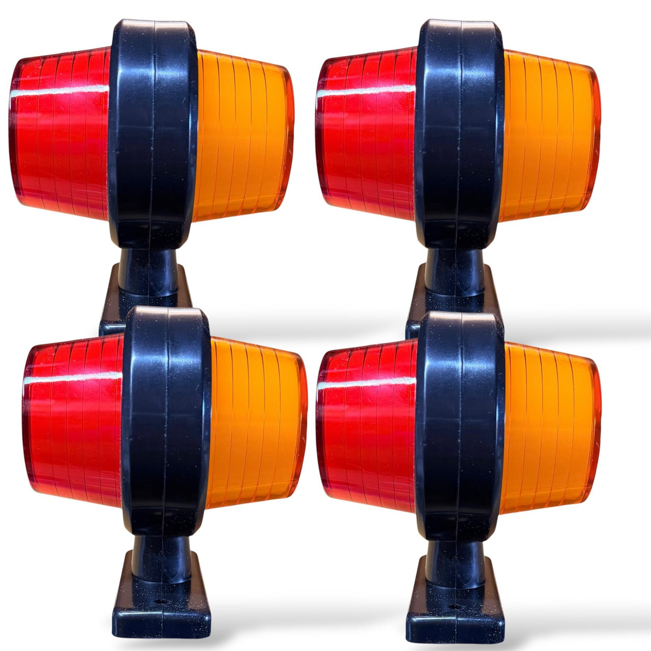 4x LED Side Marker Clearance Lights Amber Red 12V 24V Truck Trailer Van Waterproof