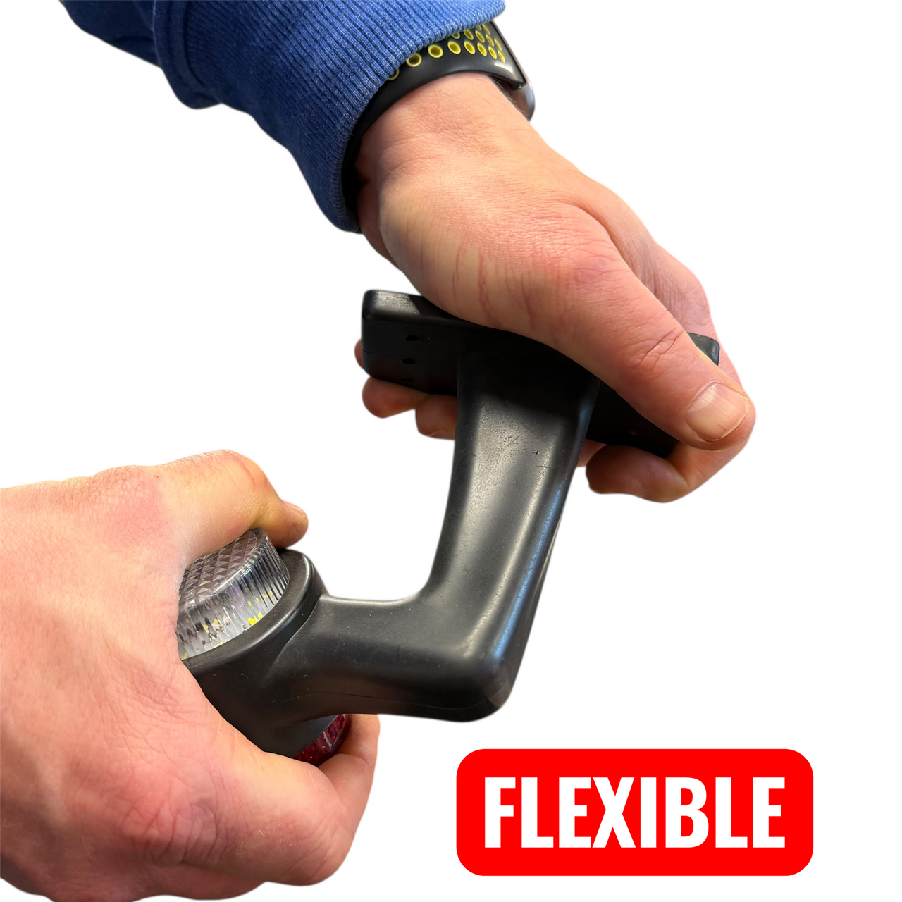 10x LED Side Marker Lights Rubber Elbow Clearance outline Truck Trailer Lorry 12V 24V