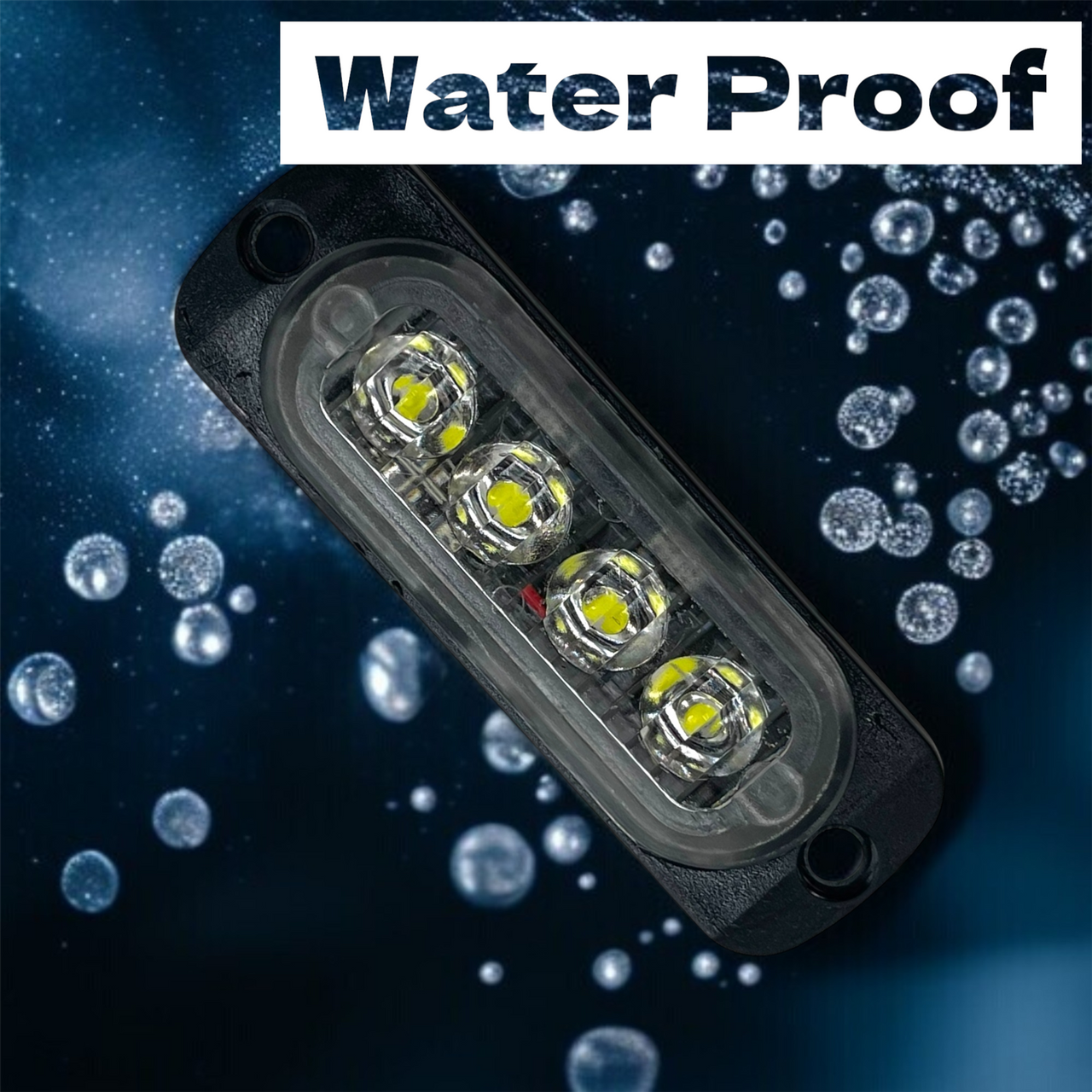 LED Side Marker Lights 12V 24V Flush Mount Waterproof Van Truck Trailer – Red Amber White Blue Green