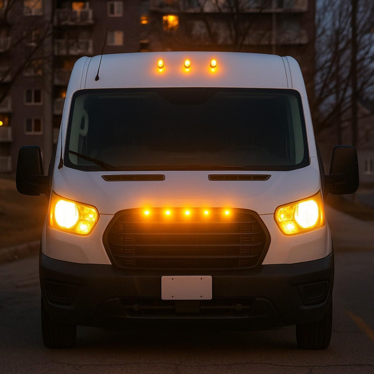 LED Side Marker Lights 12V 24V Flush Mount Waterproof Van Truck Trailer – Red Amber White Blue Green