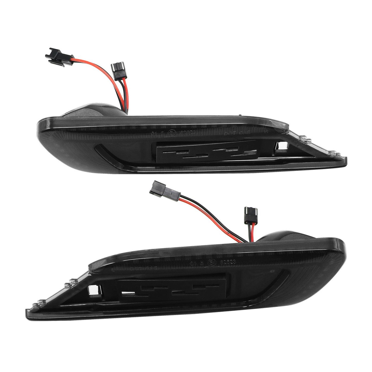 Dynamic LED Side Marker Repeaters Indicator lights smoked For Mini Cooper F54 Clubman 2015-