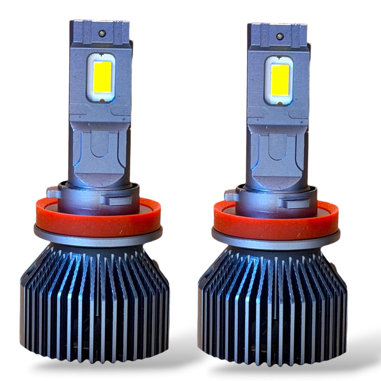 LiteSync Smart H8 h11 LED Headlight Bulbs – App Control, 3000K-8000K Adjustable, 2W-70W Power, CANBUS Error Free, Chameleon Colour, 12V