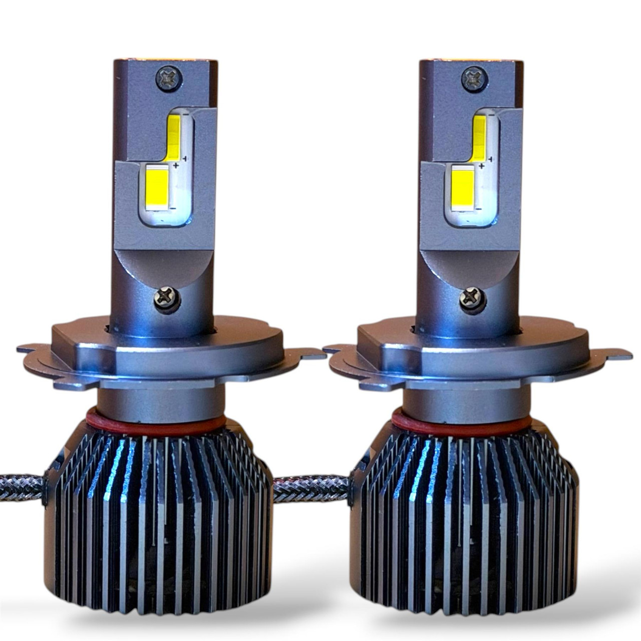 LiteSync Smart H4 LED Headlight Bulbs – App Control, 3000K-8000K Adjustable, 2W-70W Power, CANBUS Error Free, Chameleon Colour, 12V