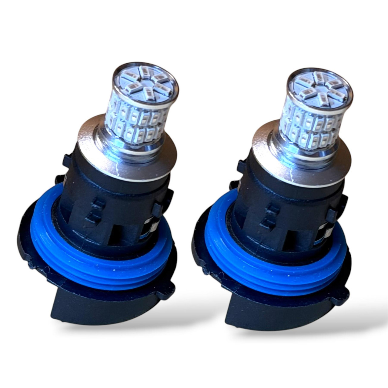 Pair HP24W LED DRL amber yellow Daytime Running Lights 6216F6 77364975 13625