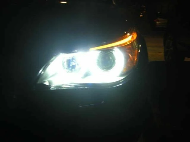 80w LED For BMW Angel Eye Upgrade Bulbs Halo For BMW 5 Series E60 E61 03-07